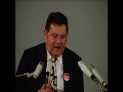 SYND 10-10-72 BAVARIAN LEADER, FRANZ  JOSEF STRAUSS, ADDRESSES CDU CONGRESS News Clip