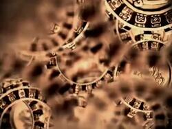 Mayan Aztec Calendar Gears Animation Stock Footage