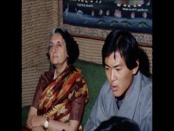UPITN 25/2/80 ARRIVAL OF KING JIGME SINGYE WANGCHUCK OF BUTAN TO INDIA News Clip