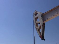 Oil Well Field Pump Stock Footage