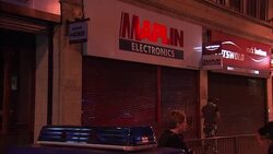 Shops Destroyed by Rioters in Manchester News Clip