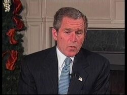 Bush comments on the continuing hunt for bin Laden. News Clip