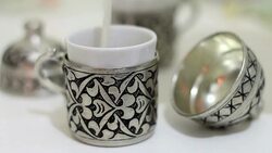 hot milk and coffee Stock Footage