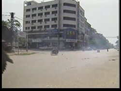 CAMBODIA: PHNOM PENH: FIGHTING CONTINUES TO RAGE News Clip