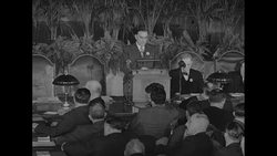 National Association of Manufacturers President Ira Mosher addresses labor and management gathering in Washington News Clip