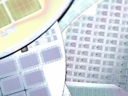 Microchips fabrication Stock Footage
