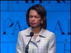 Secretary of State Condoleezza Rice said Tuesday there's no point in talking to Iran unless the clerical regime changes its behavior and gives up its suspected nuclear weapons ambitions News Clip