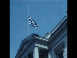 SYND 20-7-70 GREECE'S LATE FOREIGN MINISTER, PANAYOTIS PIPINELIS, LIES IN STATE News Clip