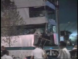 Atlanta Olympic Bombing Scene Aftermath Stock Footage