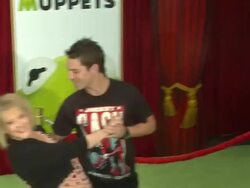 Nancy Grace, Tristan MacManus at the The World Premiere of Walt Disney's 'The Muppets' at Hollywood CA. (Footage by WireImage Video/Getty Images Entertainment Video) Stock Footage