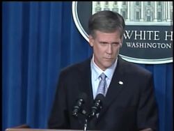 White House Spokesperson Tony Snow said Friday the United States does not torture prisoners, after Vice President Dick Cheney's embrace of the suggestion that a dunk in water might be useful to get terrorist suspects to talk. News Clip