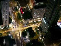 Aerial Streets of Chicago, USA Stock Footage