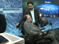 Stephen Hawking at Launch of Starshot Project News Clip
