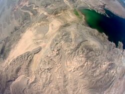 WS AERIAL View of over Grand Canyon landscape / Grand Canyon National Park, Arizona, United States Stock Footage