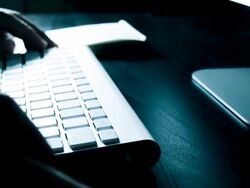 Typing-Time lapse Stock Footage