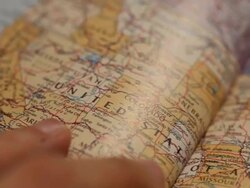 travel planing Stock Footage