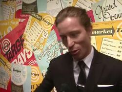 INTERVIEW: Shaun White on coming out to celebrate Target. On his relationship with the brand at Target Celebrates 50th Anniversary Stock Footage