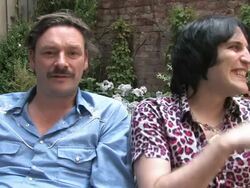 The Mighty Boosh Interview (clip 2) Stock Footage