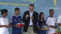 CLEAN : FIFA launches Social World Cup in Rio News Clip