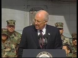 Cheney comments on row with Canada over Iraq News Clip