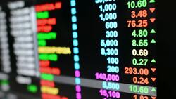 Stock market graph and tecnical analysis stock Stock Footage