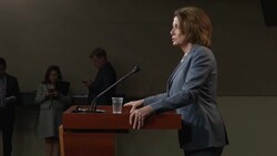 House Leadership, Speaker Boehner And Nancy Pelosi Hold Their Weekly News Conferences Stock Footage