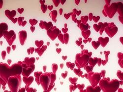 Balloon Hearts Shaped Stock Footage
