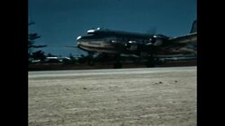 Japanese Surrender Flight C-54 Stock Footage