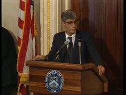 USA: US TREASURY SECRETARY ROBERT RUBIN PRESS CONFERENCE Instructional Video