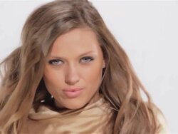 Glamorous Blonde Girl Stock Footage