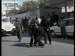 Gaza - Tenth anniverary of Intifada News Clip