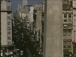 Scenes of downtown Buenos Aires, Argentina Stock Footage