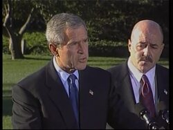 President Bush comments on Kay report News Clip