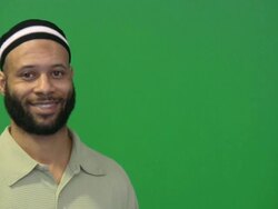 Young casual Male. African Descent. African-American. Stock Footage