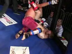 Ultimate Fighting bout Stock Footage