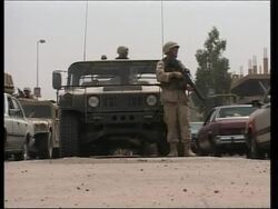 Heightened security in capital following Saddam's call to arms News Clip