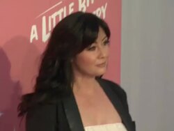 Shannen Doherty at CMT's Jennie Garth: A Little Bit Country Launch And 40th Birthday Celebration Stock Footage