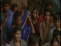 CU people walking to temple, India Stock Footage