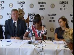 Model announces initiative for UK flood victims Instructional Video