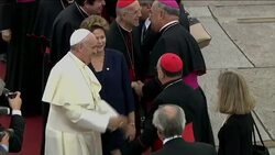 Pope Francis arrives in Brazil for his first international trip Instructional Video