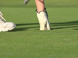 A woman playing golf. - Slow Motion Stock Footage