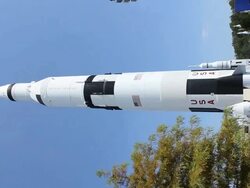 Saturn V Rocket - Vertical Format Stock Footage