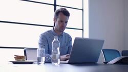 Working lunch Stock Footage