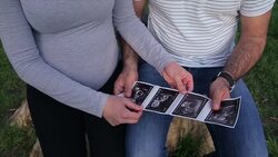 prenatal baby picture Stock Footage