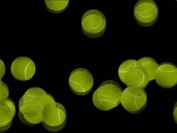 Tennis balls HD Stock Footage