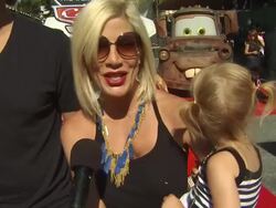 INTERVIEW: Tori Spelling and Dean McDermott (Footage by WireImage Video/GettyImages) Stock Footage