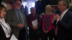 Nigel Farage Campaigning in Canterbury - General Election 2015 News Clip