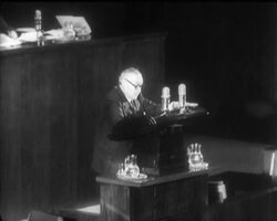 BEVIN'S ADDRESS TO UN ASSEMBLY News Clip