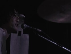 MS Shot of Japanese Rock band playing and singing on stage / Taipei, Taiwan, China Stock Footage