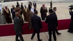 CLEAN : Kuwaiti emir arrives in Amman for talks with King Abdullah II News Clip